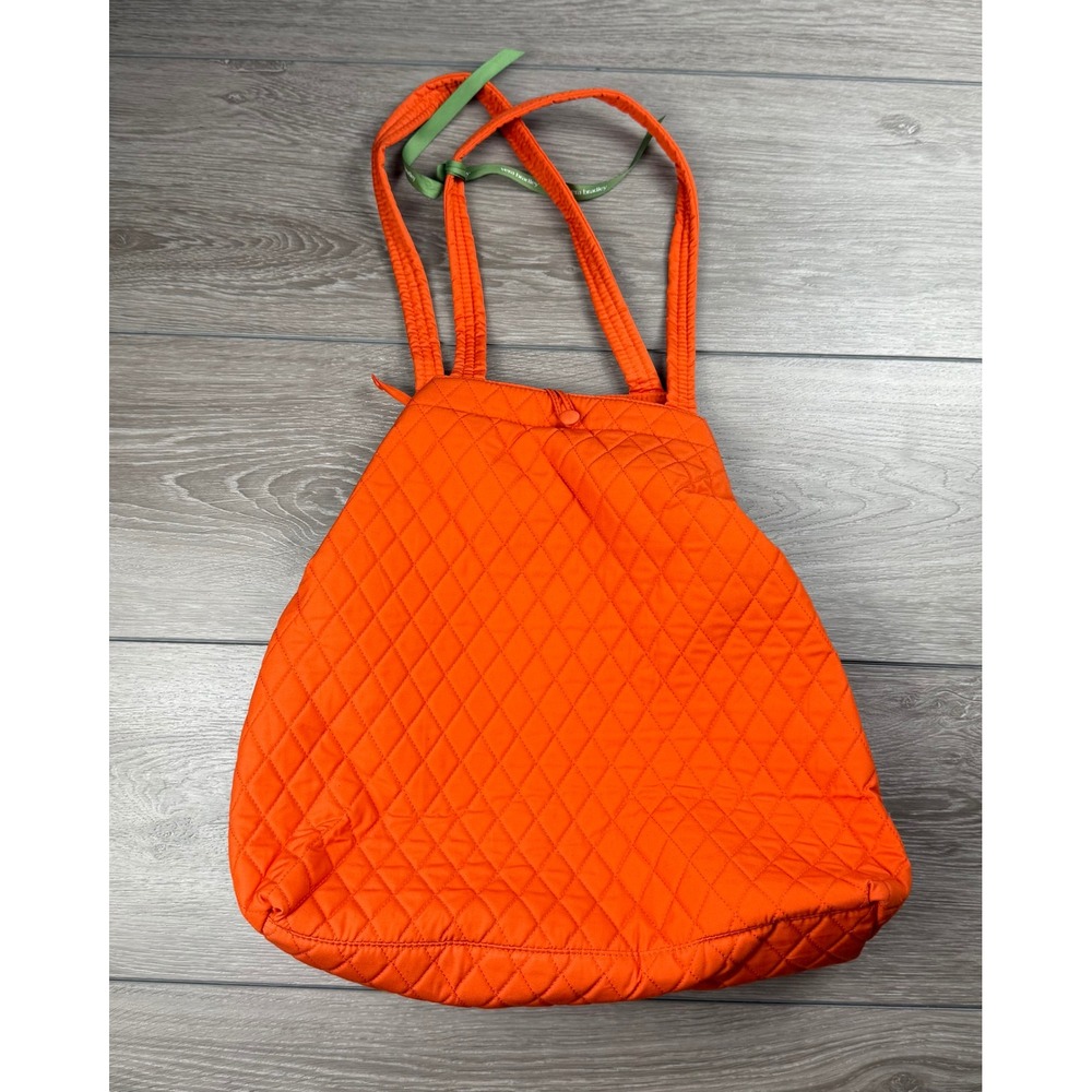 Vera Bradley Women Tote Bag Quilted Floral Lining‎ Orange Large